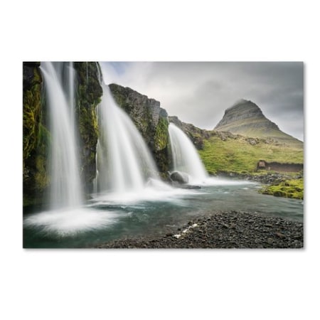 Michael Blanchette Photography 'Kirkjufell Triad' Canvas Art,16x24